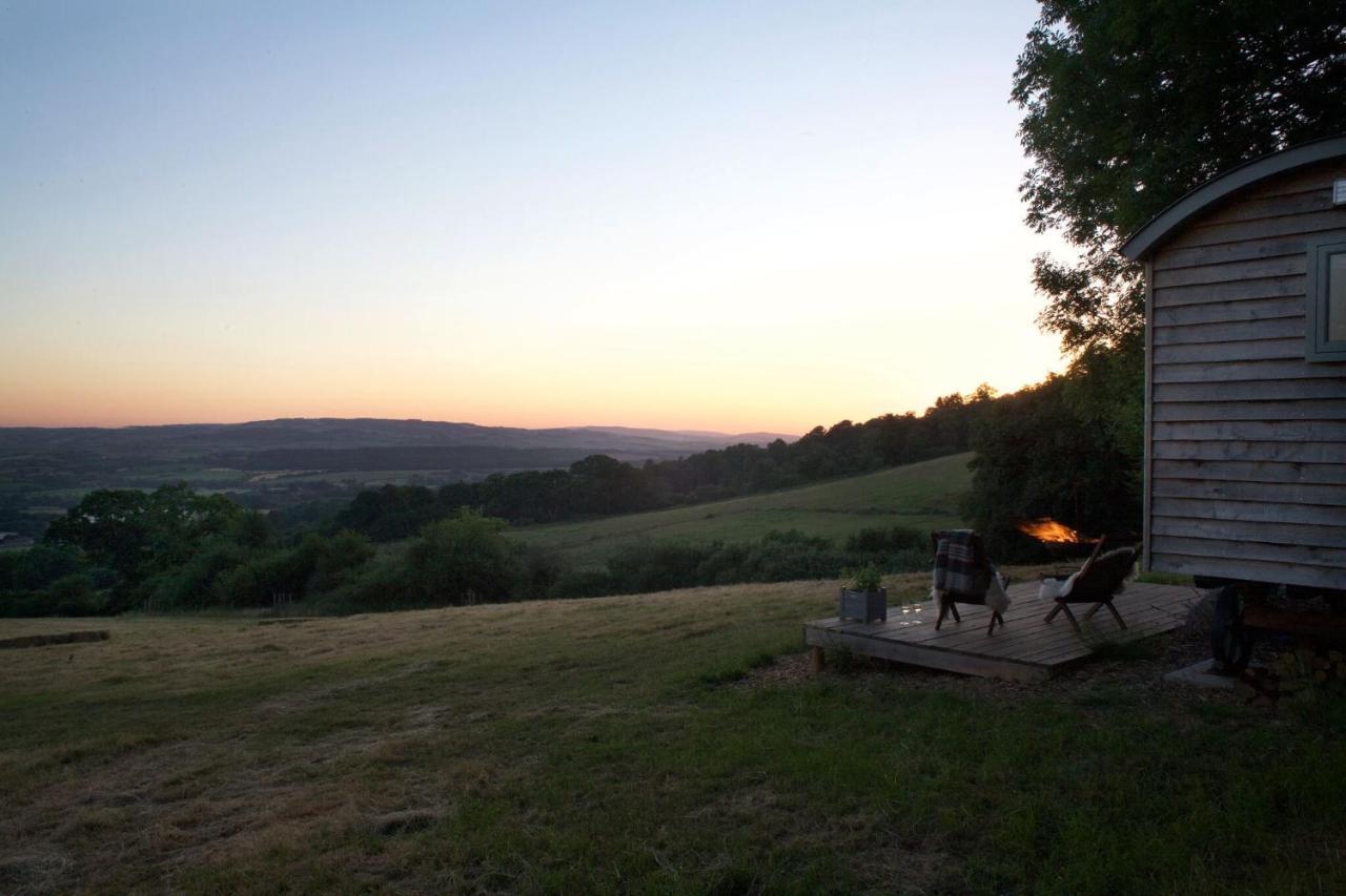 Tilbury Shepherd Huts With Hot Tubs Plus Holiday Cottages West Bagborough Zewnętrze zdjęcie