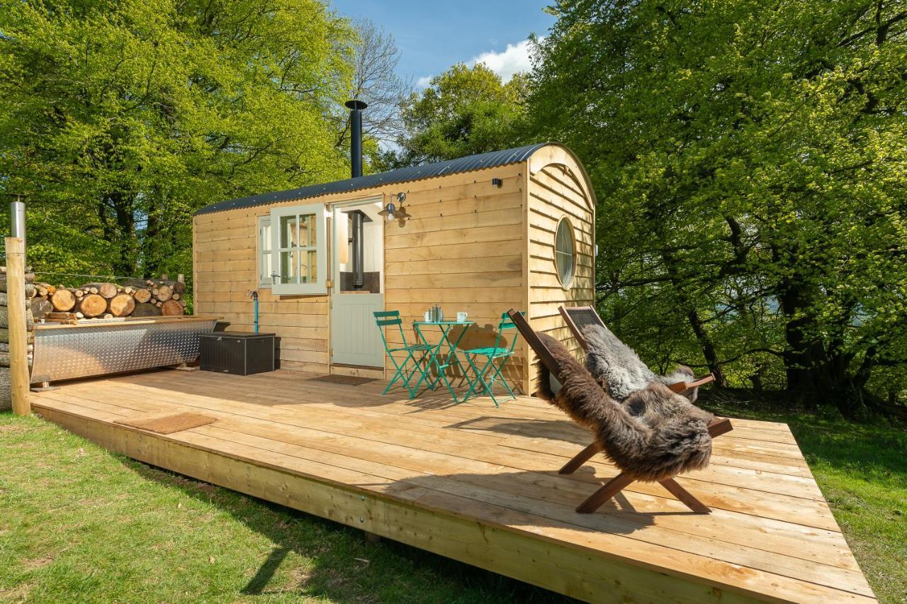 Tilbury Shepherd Huts With Hot Tubs Plus Holiday Cottages West Bagborough Zewnętrze zdjęcie