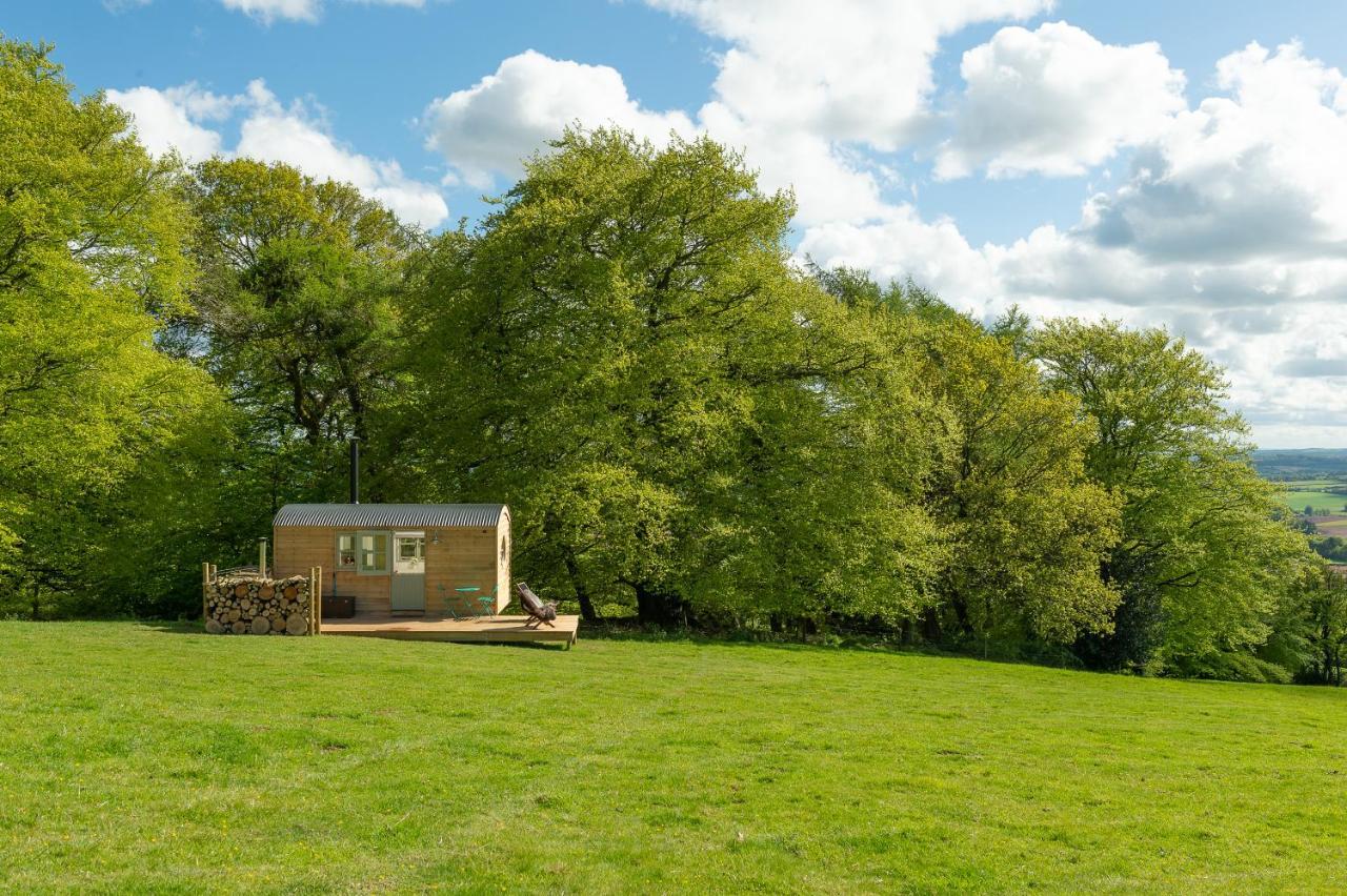 Tilbury Shepherd Huts With Hot Tubs Plus Holiday Cottages West Bagborough Zewnętrze zdjęcie