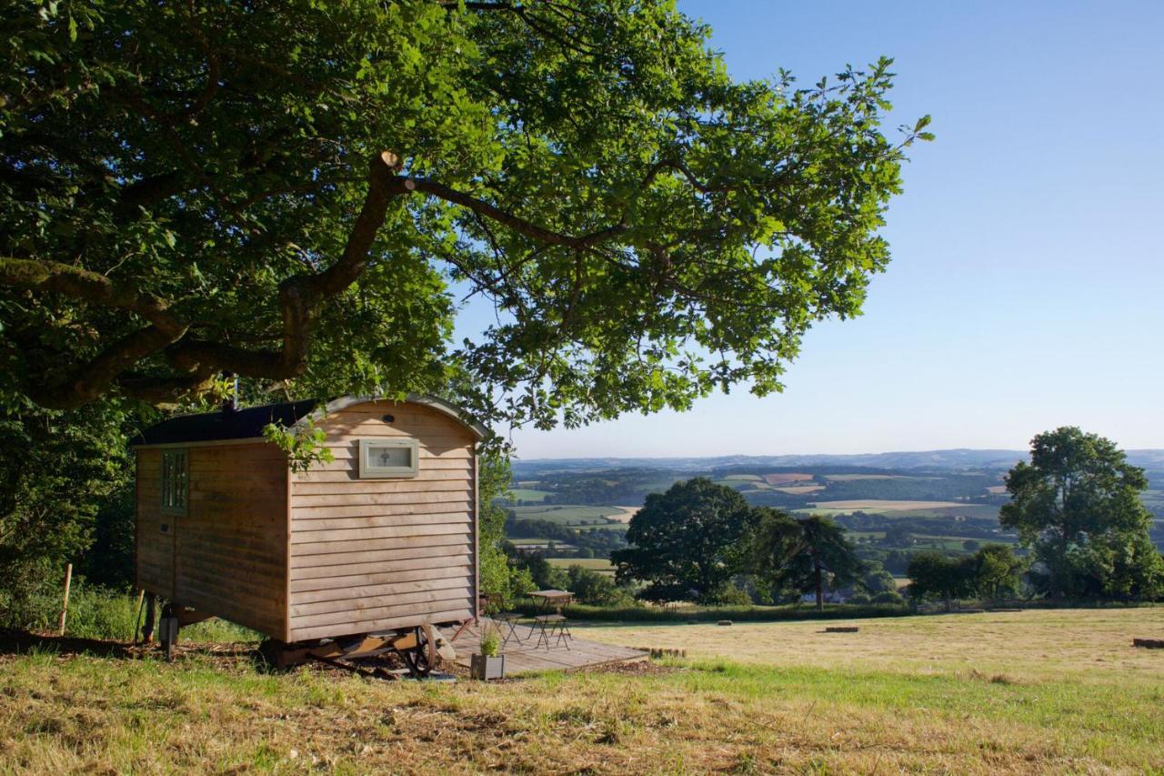 Tilbury Shepherd Huts With Hot Tubs Plus Holiday Cottages West Bagborough Zewnętrze zdjęcie