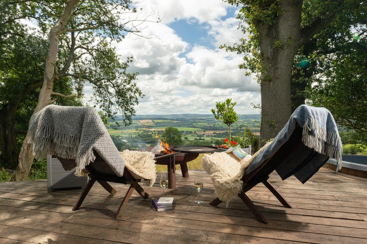 Tilbury Shepherd Huts With Hot Tubs Plus Holiday Cottages West Bagborough Zewnętrze zdjęcie