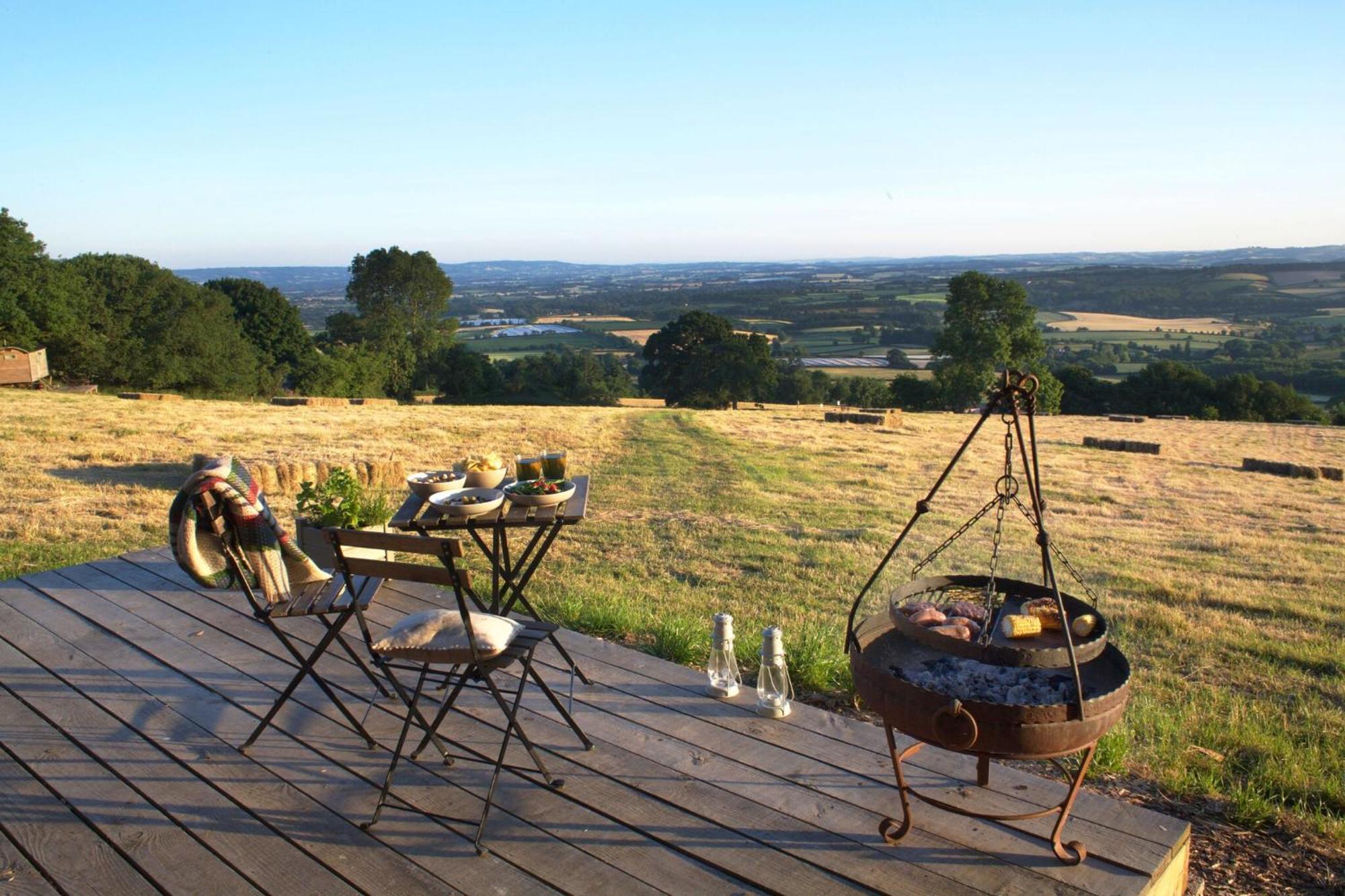 Tilbury Shepherd Huts With Hot Tubs Plus Holiday Cottages West Bagborough Zewnętrze zdjęcie